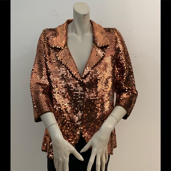 Colleen Lopez My Favorite Things Jackets & Blazers - MY FAVORITE THINGS COLLEEN LOPEZ BRONZE JACKET